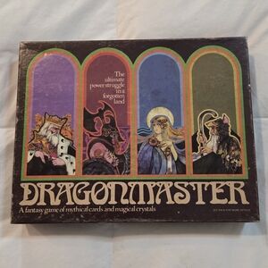 Vintage 1981 Dragonmaster Fantasy Card Board Game Milton Bradley 80s 1980s